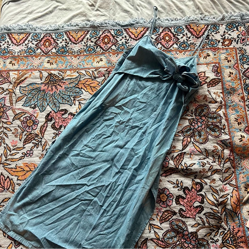 Top shop denim midi dress